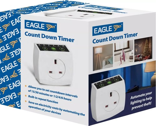 Count down timer plug with - count,