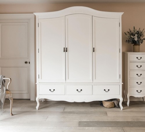 Vintage chic white - chic, bedroom