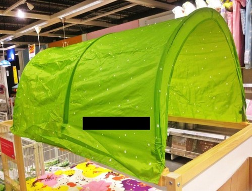 Ikea child kura bed - bed, tent