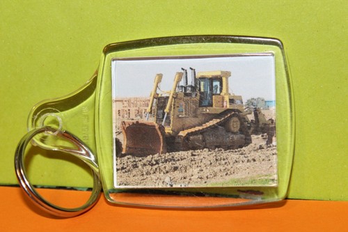 Bulldozer keyring cat - bulldozer, big