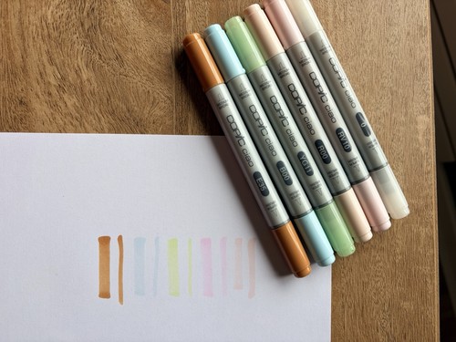 Copic ciao markers set - copic, pastels