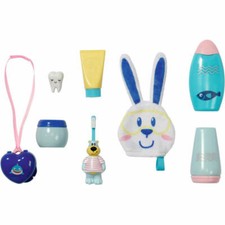 Zapf Creation BABY born Bath Bath Fun Set Toothbrush Washcloth Dolls Accessories
