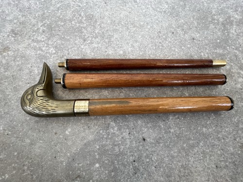Vintage brass duck - duck, handle