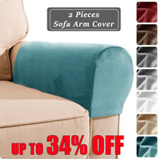Velvet Removable Armchair Covers Arm Chair Protector Armrest Stretch-Sofa Decor