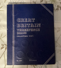 GB Whitman Folder 9687 Threepence Brass Collection 1937 - Complete