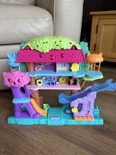 Polly Pocket Pollyville 🩷 Pet Adventure Treehouse with Dolls & Accessories