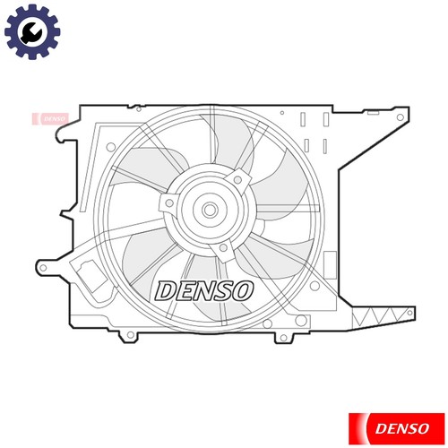 Fan engine cooling der37003 - engine,