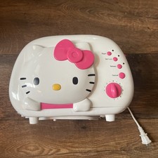 Pink & White HELLO KITTY 2-Slice Wide Slot Toaster  With Bagel Setting