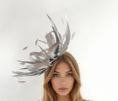 Metallic silver statement - silver,