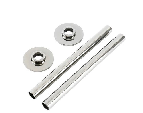 Milano chrome pipe - and, flanges