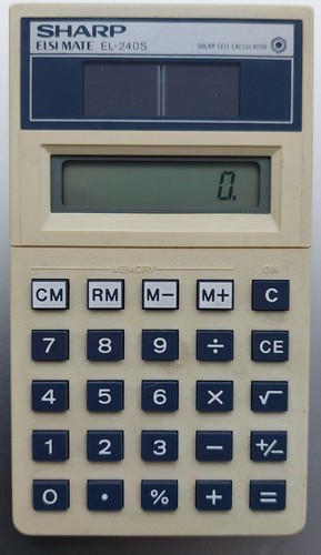 Sharp elsi mate 240s solar - elsi, el-240s