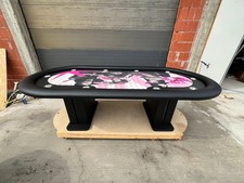 Custom poker table with