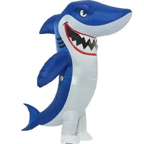 Inflatable funny shark - inflatable, costume