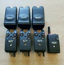 3+1 Delkim Txi Plus Bite Indicator Blue Set Radio Bite Alarms Carp Carp Veil