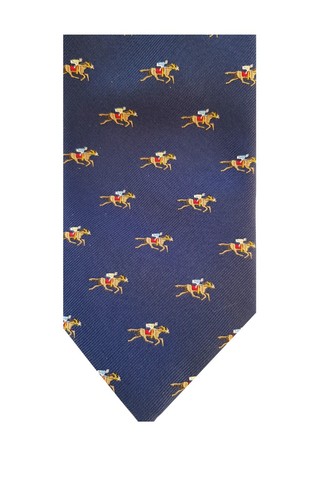 Blue horse racing - racing, tie