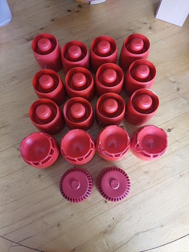 Conventional red fire alarm - red,