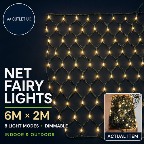 Net lights outdoor indoor 6x2m - indoor,