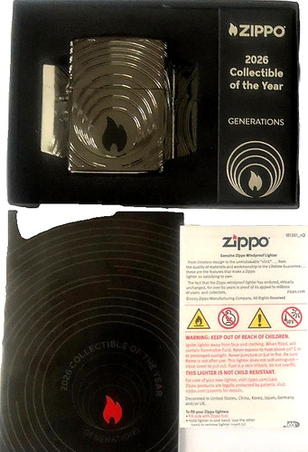 Zippo lighter generations - generations, 2026