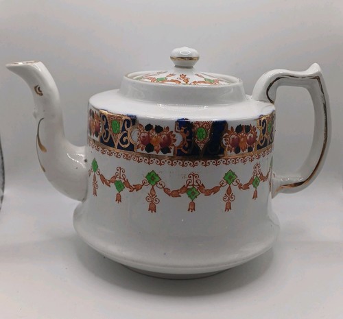 Antique doric china teapot - doric,