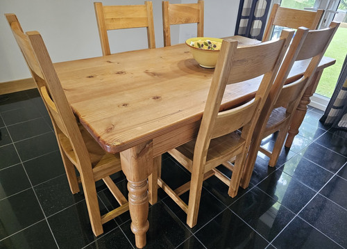 Large pine dining - pine,