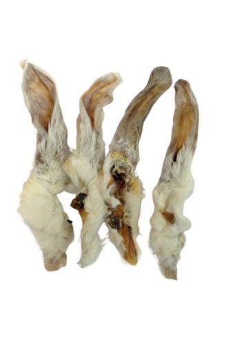 Dog chew dried rabbit ears - chew,