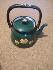 Vintage Enamel Teapot