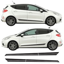 Twin Door Side Stripes Decal