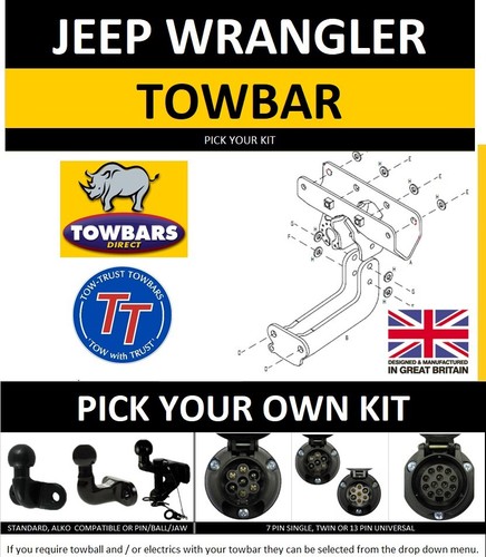 Towbar for jeep wrangler - jeep, (jk)