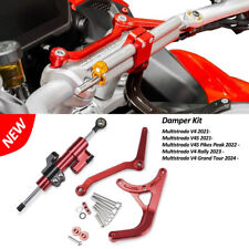 Steering Damper Kit For Ducati Multistrada V4 2021- V4S Pikes Peak V4 Grand Tour