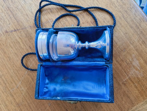 Solid silver travel communion - solid,
