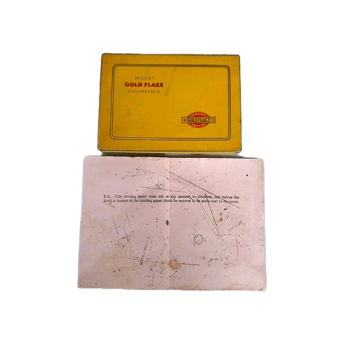 Will tin box gold - gold, flake
