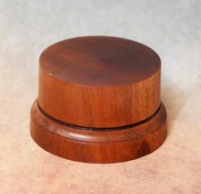 Sapele Round Wooden Display