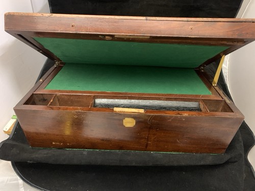 Antique mahogany writing - antique,