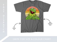 Kermit The Frog Shirt, Retro Sunset T-Shirt - 250714