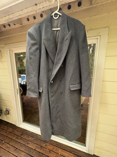 Mens dark gray wool cashmere - dark,