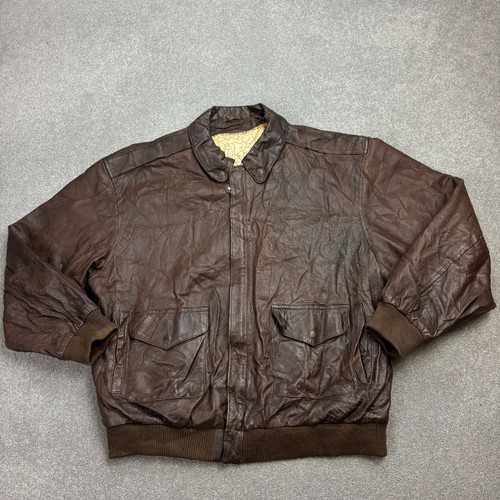 Leather flying jacket - flying, adult