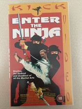 ENTER THE NINJA VHS TAPE -