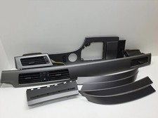 BMW 5 E60 E61 Silver Interior Trim Kit PRE LCI CCC Center Console Panel Moldings