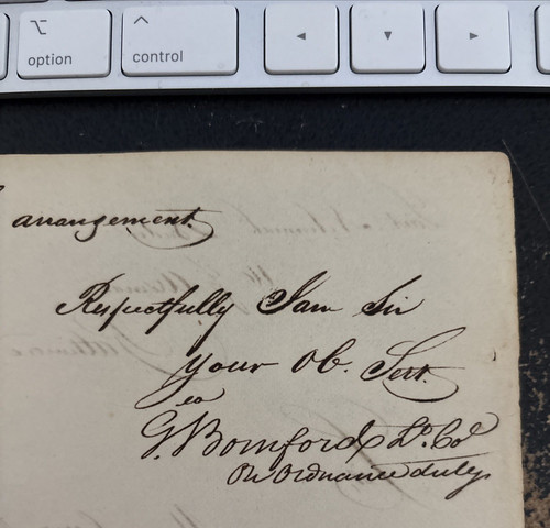 George bomford chief army - bomford,