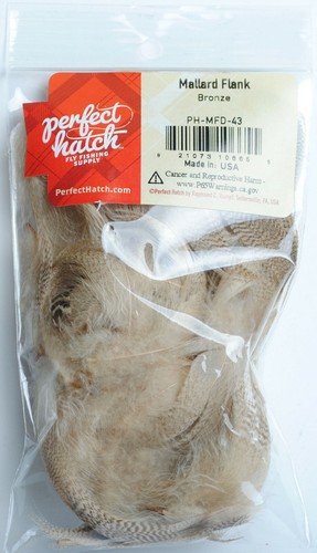 Perfect hatch mallard flank - perfect,