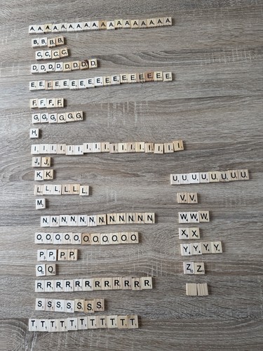 Crafting wooden scrabble - crafting,