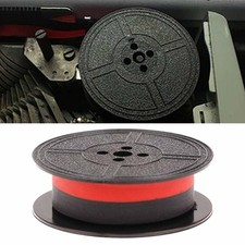 Premium For Typewriter Spool Ribbon Black and Red Ink High Strength Tape