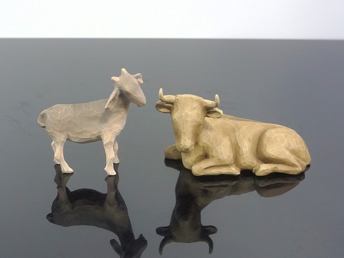 Willow tree and goat - ox,