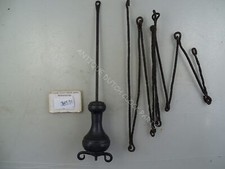 FRENCH COMTOISE OR MORBIER CLOCK FOLDABLE "KLOOTJE" PENDULUM