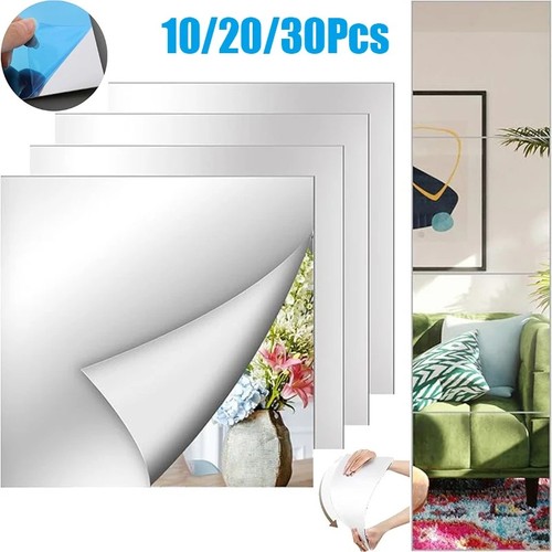 Mirror tiles wall sticker - tiles,