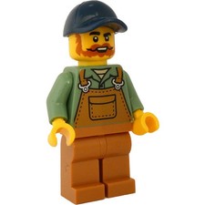 LEGO Farmer with Overalls and