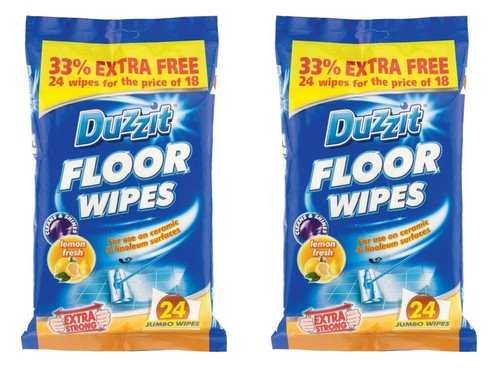 48x duzzit floor wipes clean - duzzit,