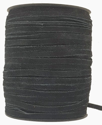 Black flat wide 5 mm - black,