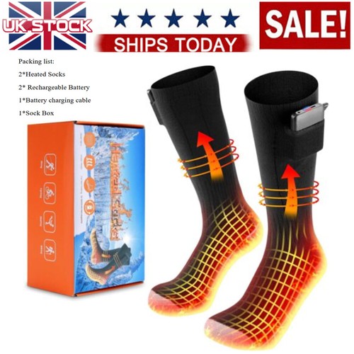 Winter electric heated socks - heated,
