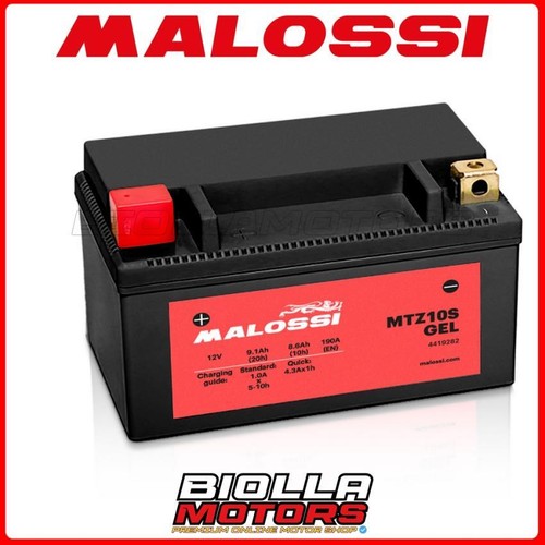 Mtz10s battery malossi gel - mtz10s,